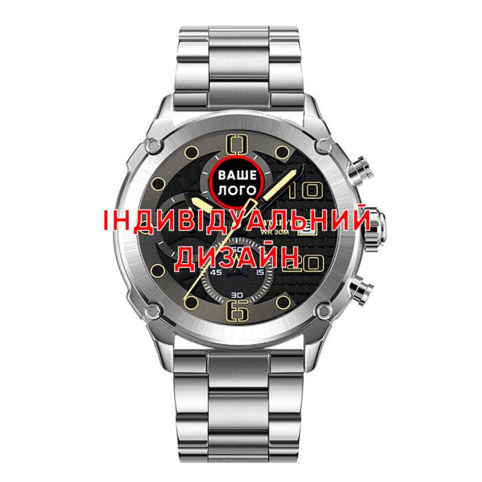 Awarder 016 Silver-Black Steel Индивидуальный дизайн