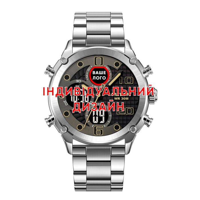 Awarder 017 Silver-Black Steel Индивидуальный дизайн