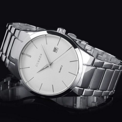 Curren 8106 Silver-White