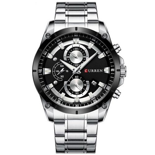 Curren 8360 Silver-Black