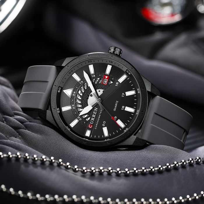 Curren 8421 Gray-Black