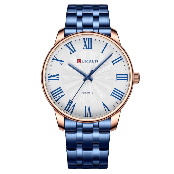 Curren 8422 Blue-Gold-White