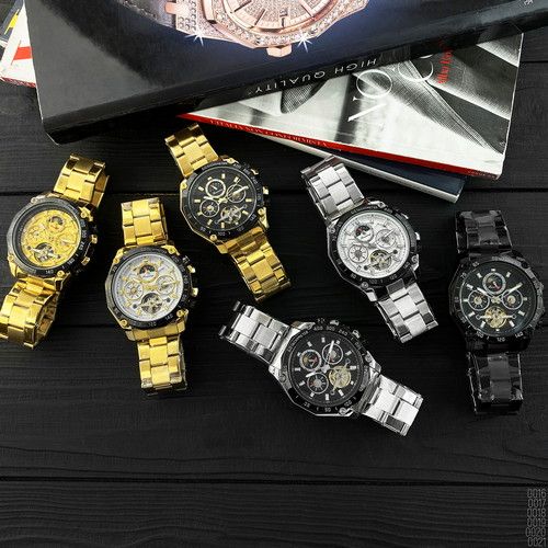 Forsining 6913 Gold-Black-White