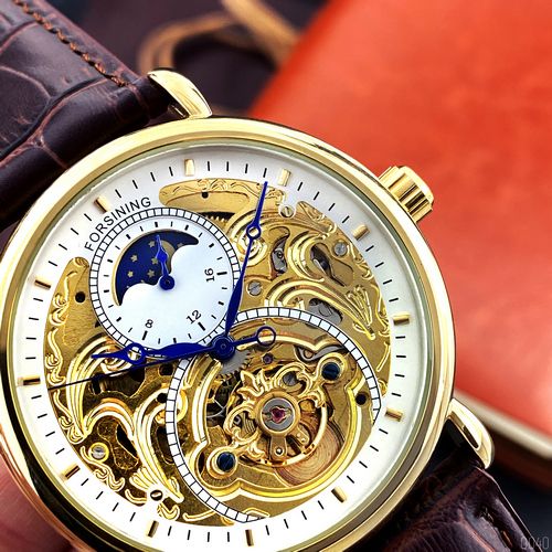 Forsining 8177 Gold-Brown