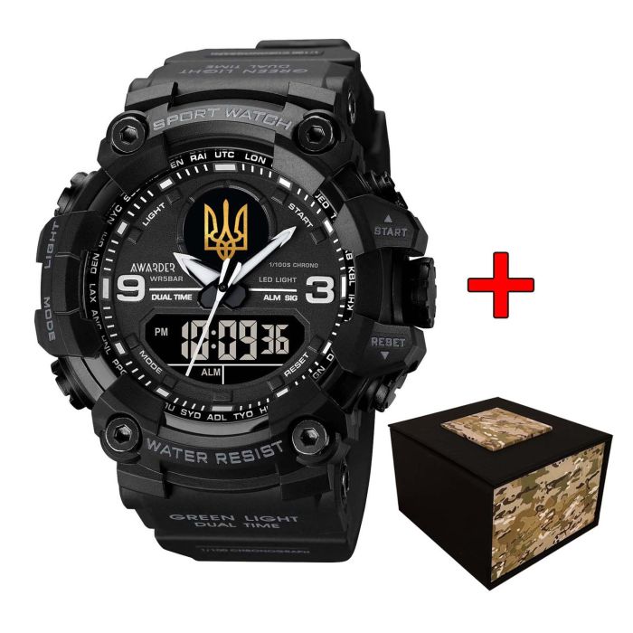  Awarder 001 Тризуб золото All Black