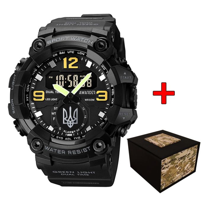  Awarder 003 Тризуб срібло Black