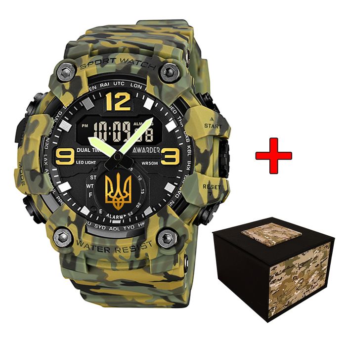  Awarder 003 Тризуб золото Army Green