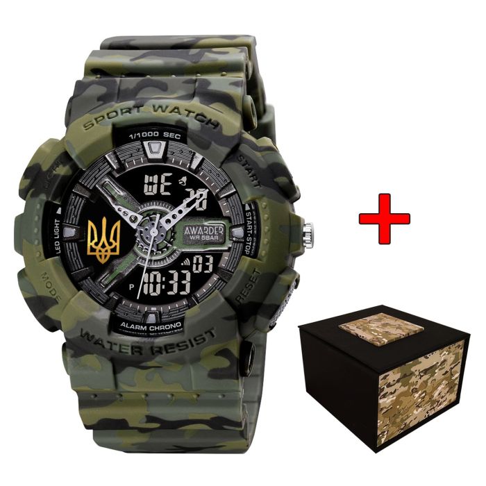  Awarder 005 Тризуб золото Camo Green