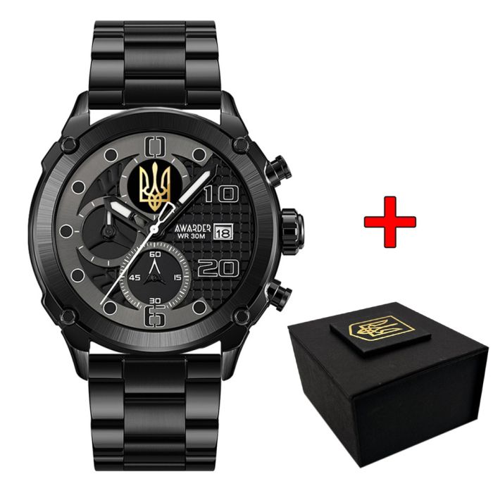  Awarder 016 Тризуб золото Black-Black Steel