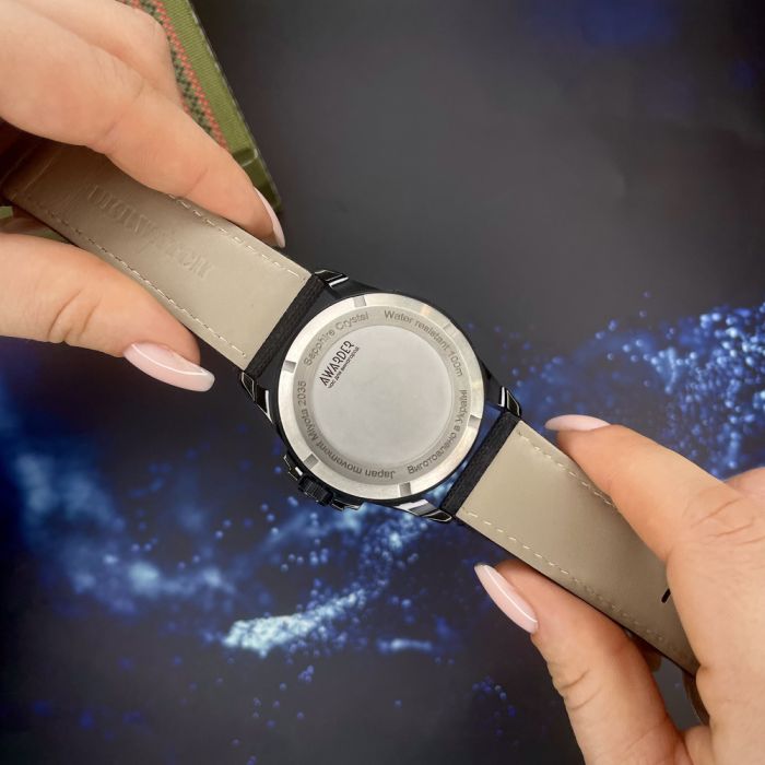  Awarder Embroidery Black-Army Green Black Automatic 10ATM
