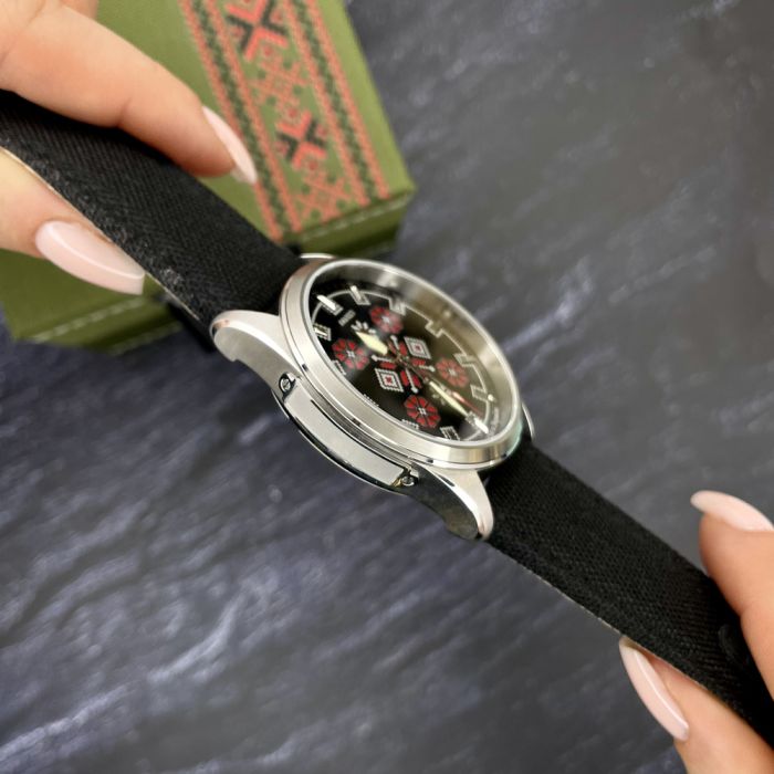  Awarder Embroidery Silver-Red Black Battery 10ATM