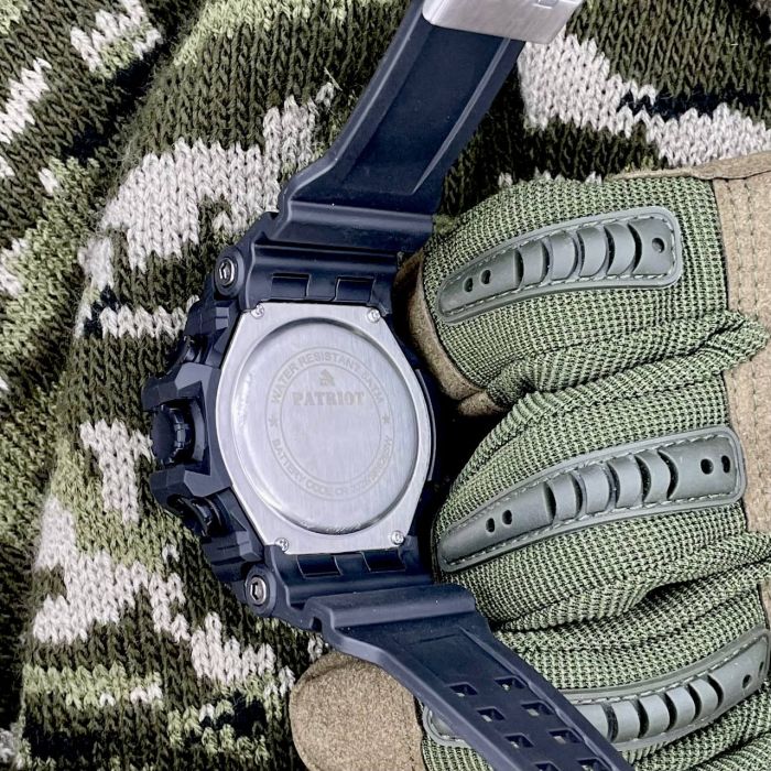 Patriot 001BUDZSU ЗСУ Чорні з синім + Коробка.