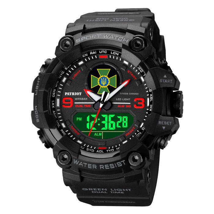 Patriot 001RDDPS ДПС Чорні з червоним + Коробка.