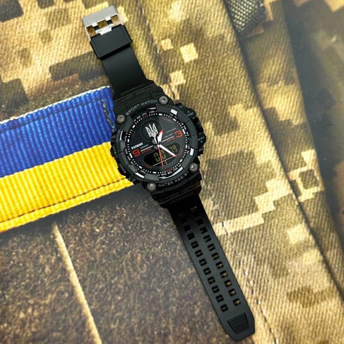 Patriot 001RDUASI Patriot 001RDUASI Тризуб срібло Чорні з червон