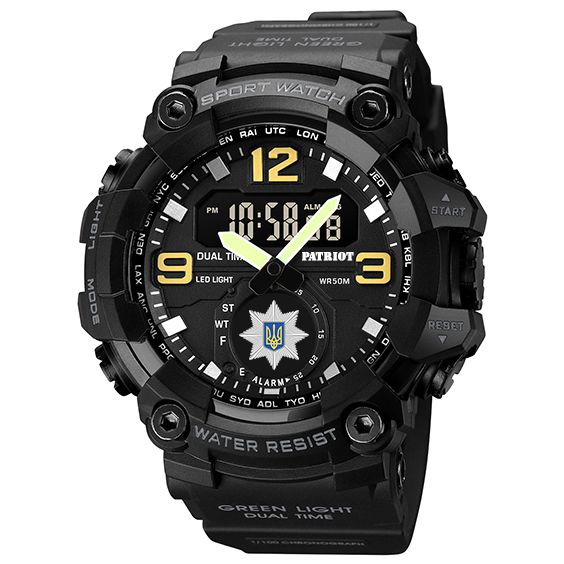 Patriot 003BKPO Поліція Чорні + Коробка.