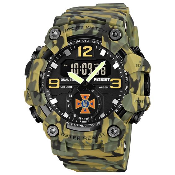 Patriot 003CMGRDSNS ДСНС Зелений камуфляж + Коробка.