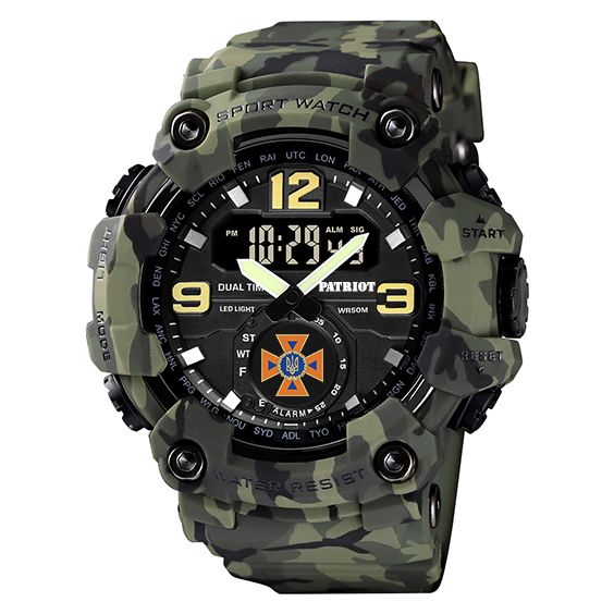 Patriot 004CMGRDSNS ДСНС Зелений камуфляж + Коробка.