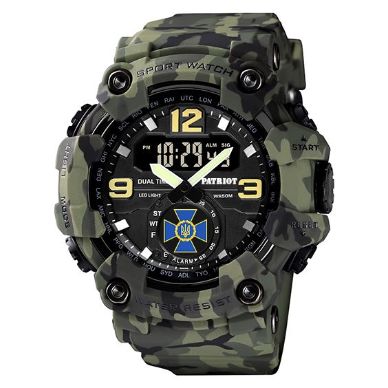 Patriot 004CMGRSBU СБУ Зелений камуфляж + Коробка.