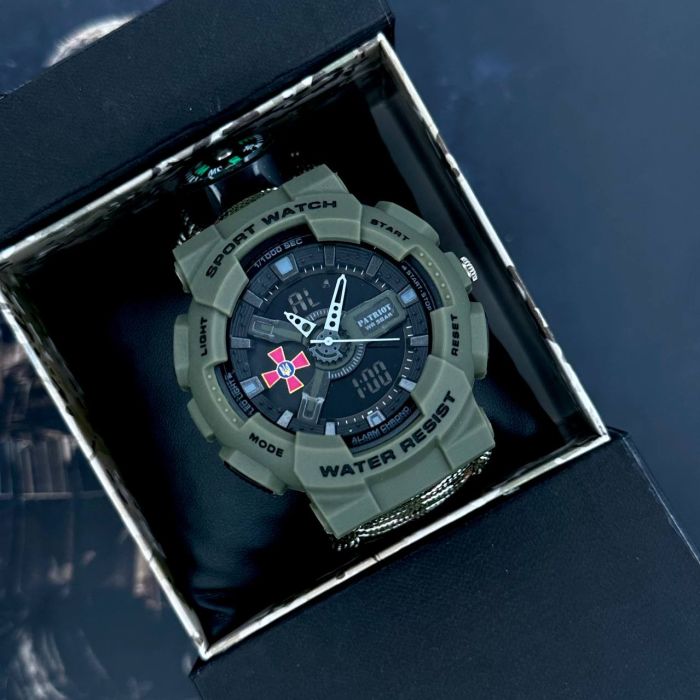 Patriot 005AGSU ЗСУ Паракордовий ремінець Camo Green + Коробка