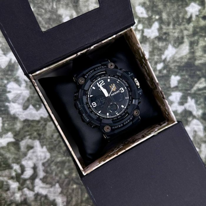 Patriot 006BKUAGD Тризуб золото Чорні + Коробка.