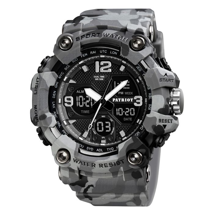 Patriot 006CMGY Camo Gray