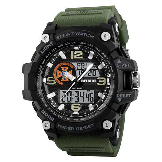 Patriot 012AGDSNS ДСНС Чорні з зеленим + Коробка.