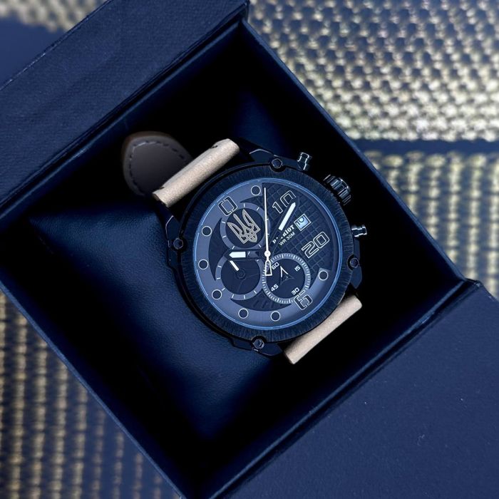 Patriot 016 Black-Light Brown Тризуб золото
