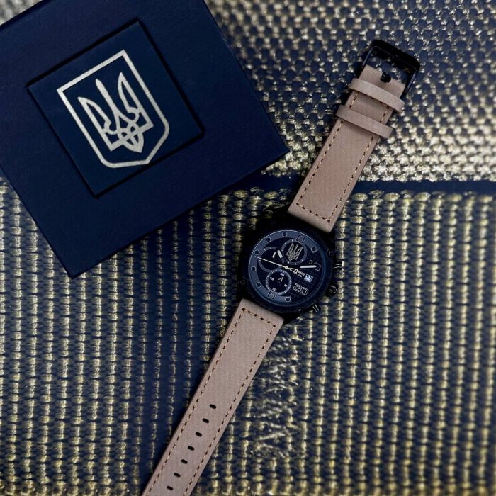 Patriot 016 Black-Light Brown Тризуб золото