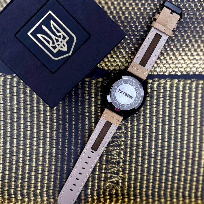 Patriot 017BKBKBR Тризуб золото Black-Black-Light Brown.