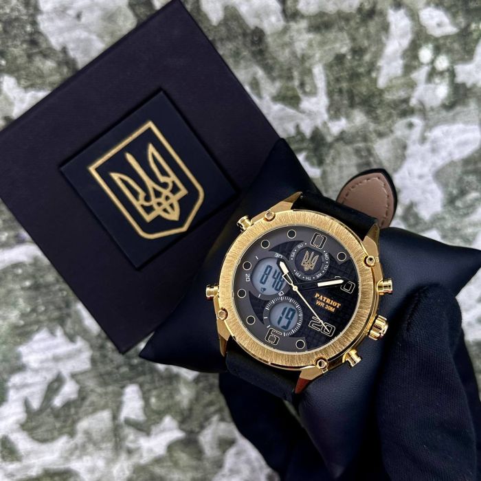 Patriot 017GDBK Тризуб золото Gold-Black.