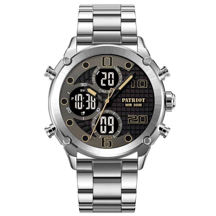 Patriot 017SSIBK Silver-Black Steel