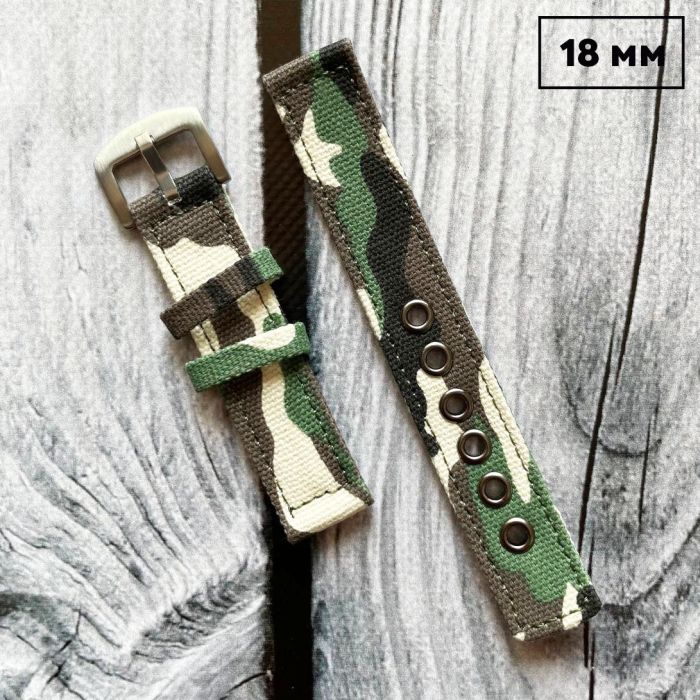Ремешок двойной Camo Multicam 18 мм