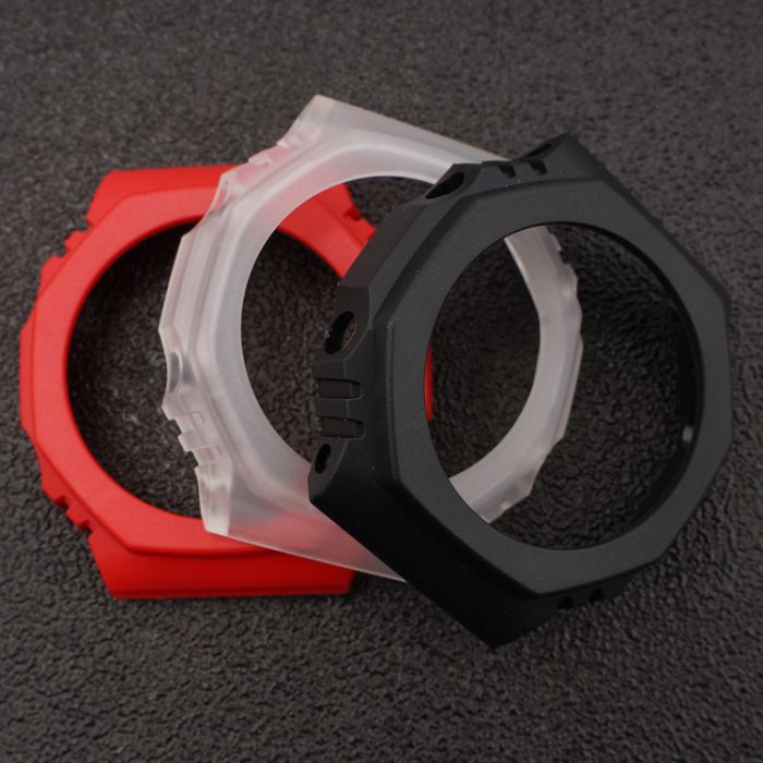 Ремешок + безель (рант) для Casio G-Shock GA-2100 Red GD