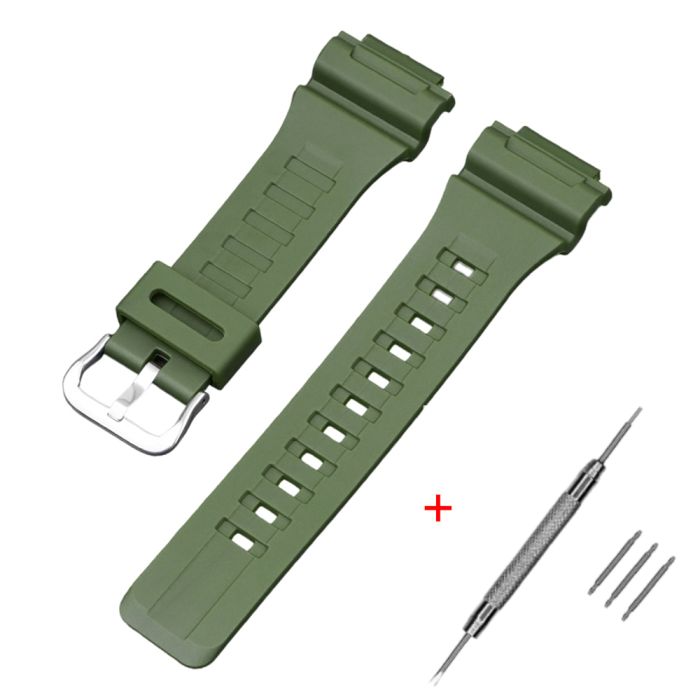 Ремешок для Casio AE-1000W Army Green SI