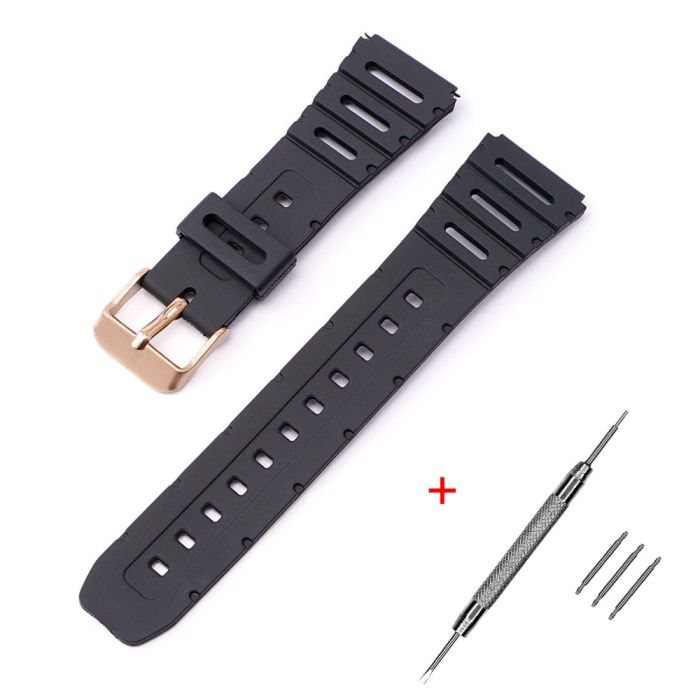 Ремешок для Casio F91W 18mm Black RG