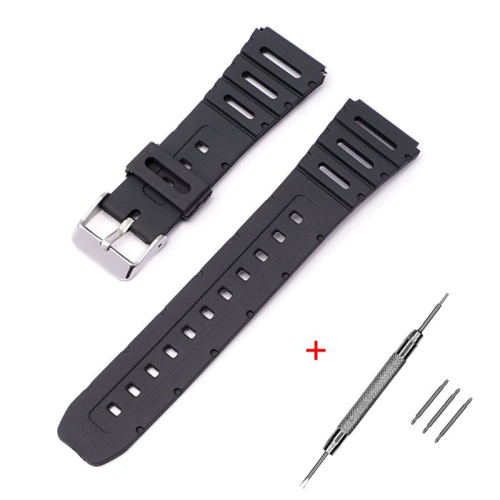 Ремешок для Casio F91W 18mm Black SI