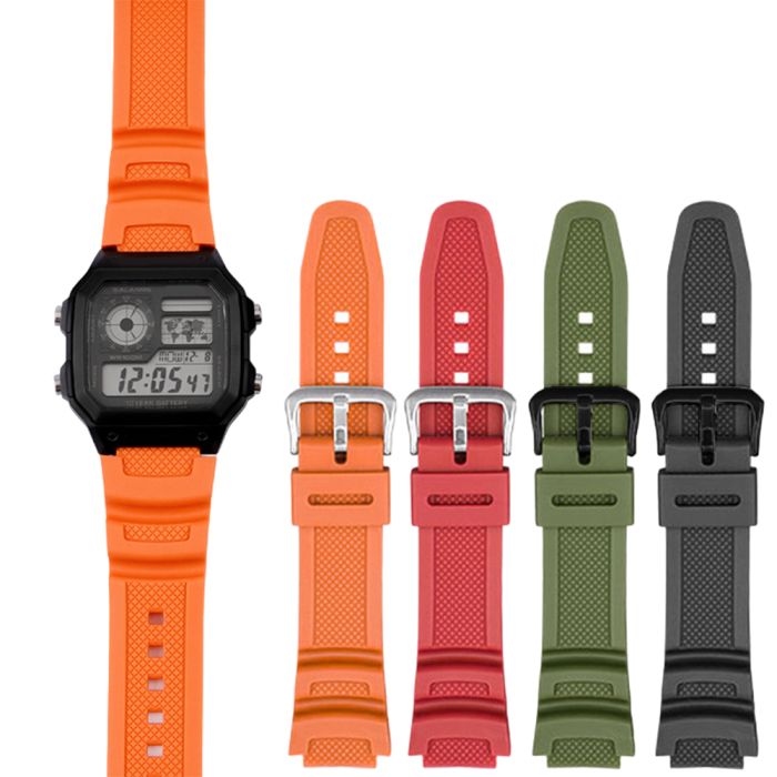 Ремешок для Casio G-Shock AE-1000/1200 Gray BK