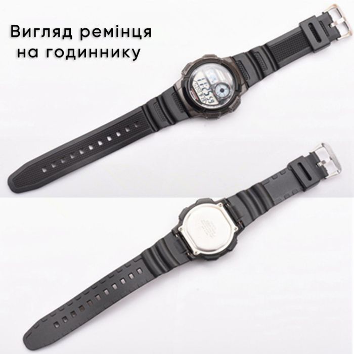 Ремешок для Casio G-Shock AE-1000/1200 Orange BK