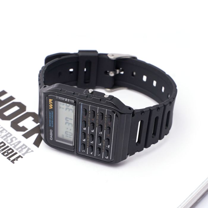 Ремешок для Casio G-Shock CA-53W 20mm Black BK