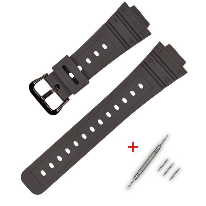Ремешок для Casio G-Shock DW-5600 B Gray BK