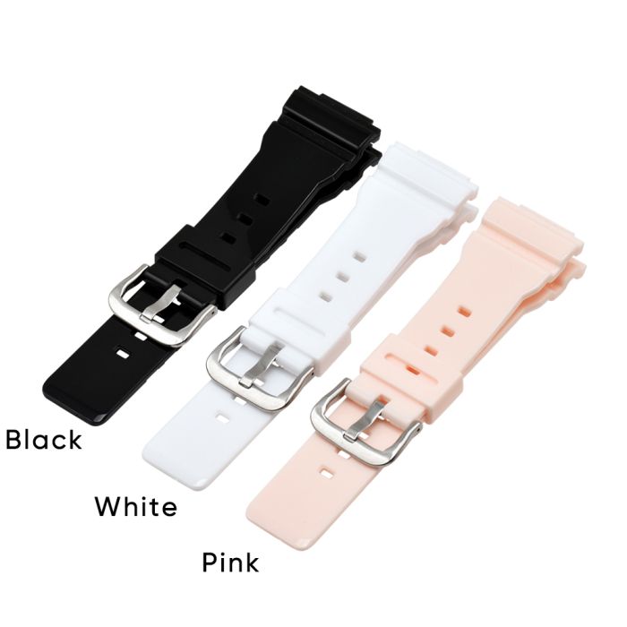 Ремешок для Casio G-Shock DW-5600 White-Glossy SI
