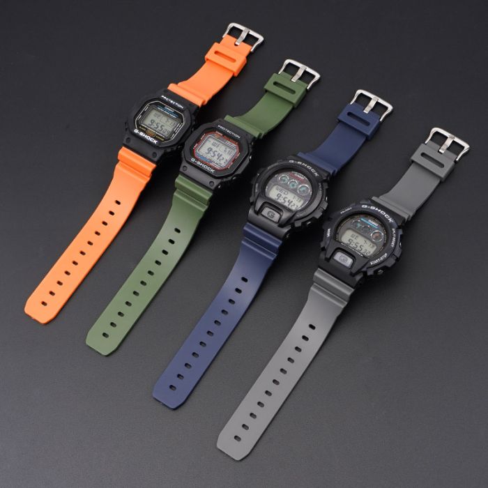 Ремешок для Casio G-Shock DW-6900 Army Green SI