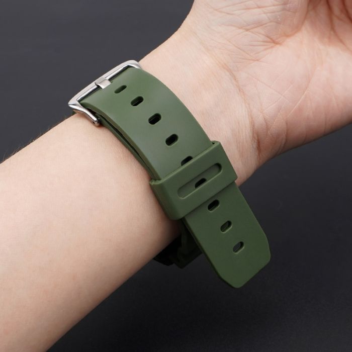 Ремешок для Casio G-Shock DW-6900 Army Green SI