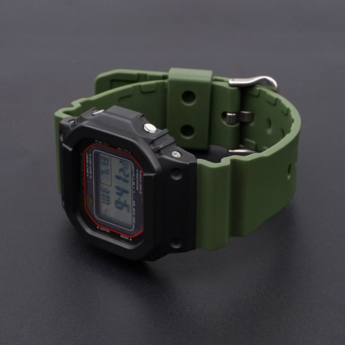 Ремешок для Casio G-Shock DW-6900 Army Green SI