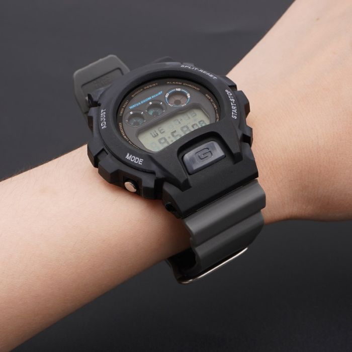 Ремешок для Casio G-Shock DW-6900 Gray BK