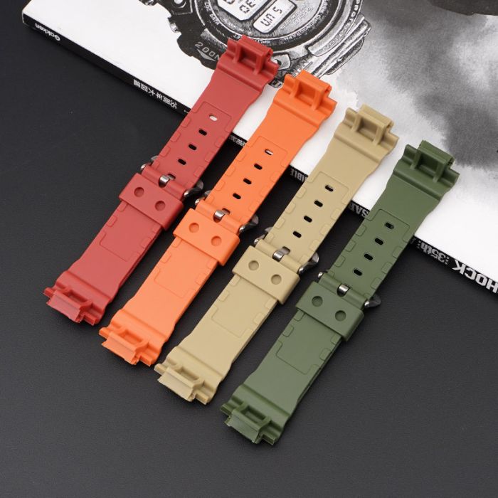 Ремешок для Casio G-Shock DW-6900 Orange BK