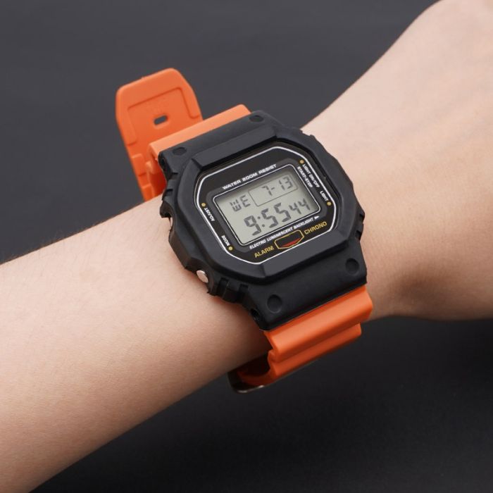 Ремешок для Casio G-Shock DW-6900 Orange BK