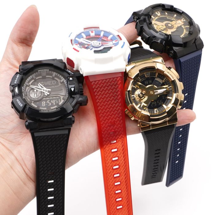 Ремешок для Casio G-Shock GA-100/110 Black BK