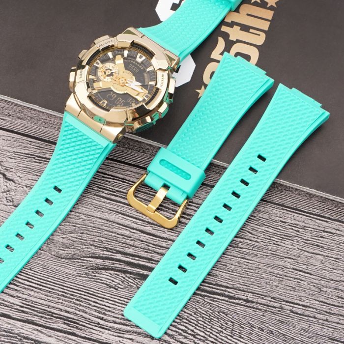Ремешок для Casio G-Shock GA-100/110 Light Green GD