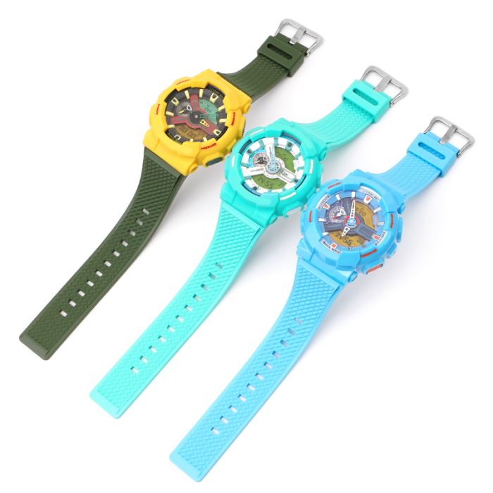 Ремешок для Casio G-Shock GA-100/110 Light Green SI